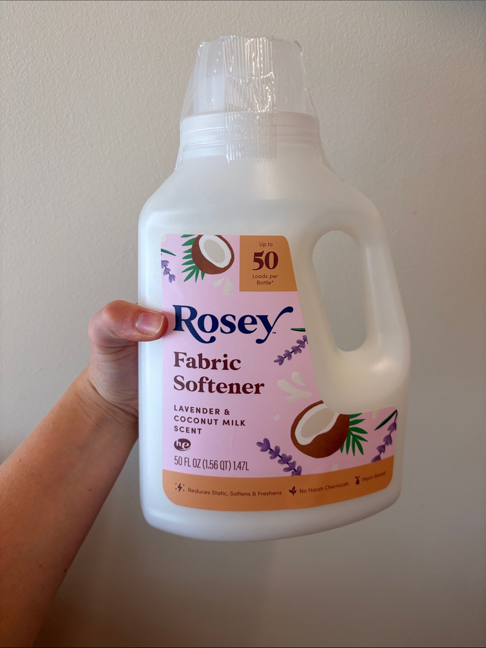 Lavender & Coconut Milk Fabric Softener - White/Pink